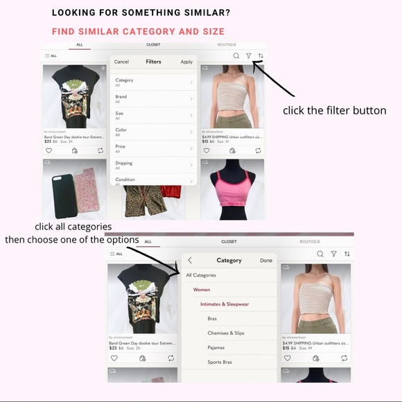 🖱️Navigating Poshmark Closet tip ☺️ - Picture 2 of 3